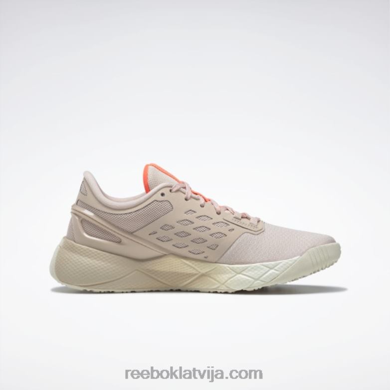 nanoflex tr sieviešu treniņa apavi0T464297 Reebok mīksts ekrū/kanjona koraļļu/apelsīnu uzliesmojums