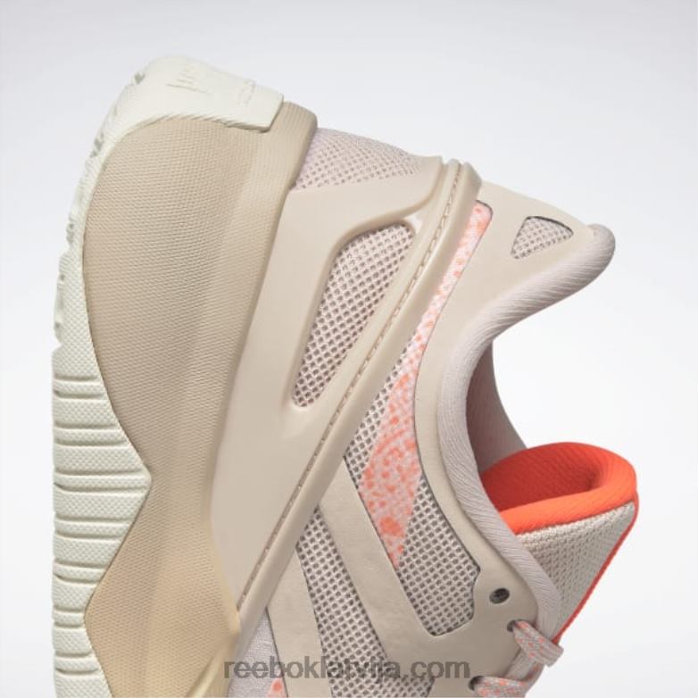 nanoflex tr sieviešu treniņa apavi0T464297 Reebok mīksts ekrū/kanjona koraļļu/apelsīnu uzliesmojums
