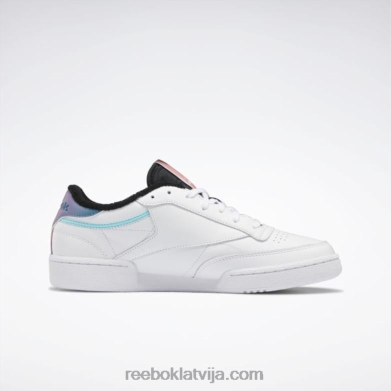 nao serati club c kurpes0T464967 Reebok ftwr white/prelude purple/core black