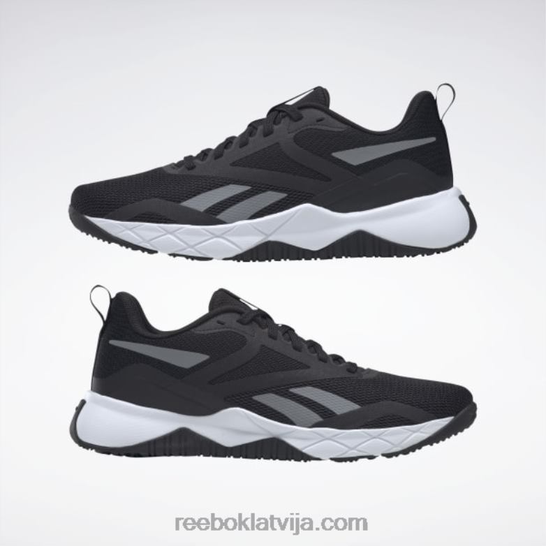 nfx sieviešu treniņu apavi0T464945 Reebok kodols melns/tīri pelēks 5/ftwr balts