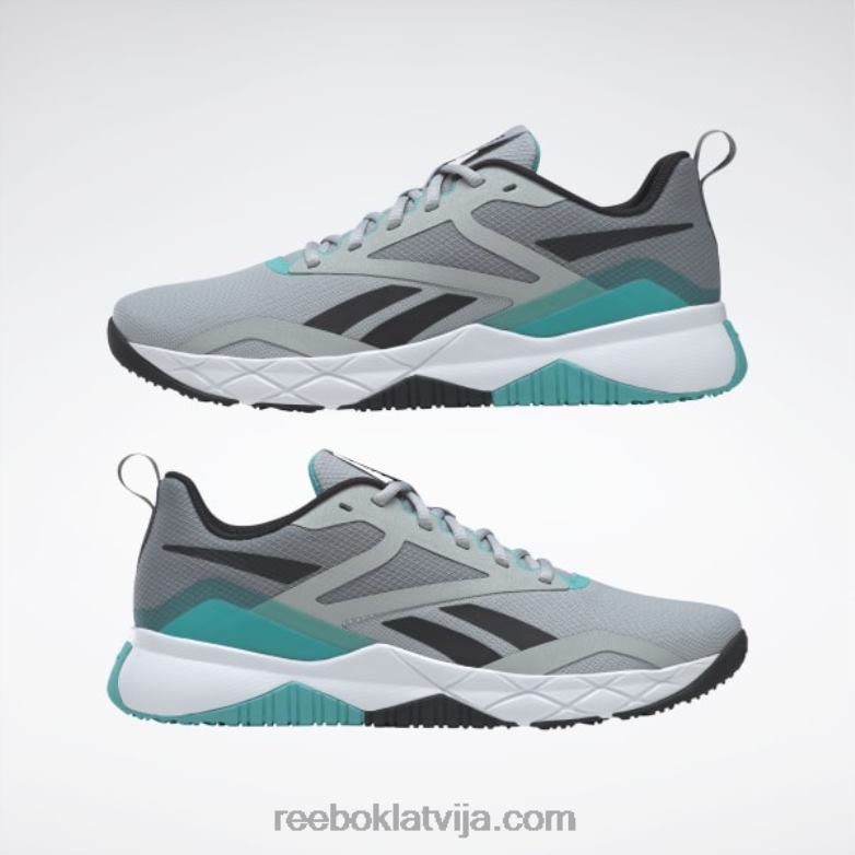 nfx vīriešu treniņu apavi0T4641336 Reebok tīri pelēks 3/tīrs pelēks 5/klasisks zilgans