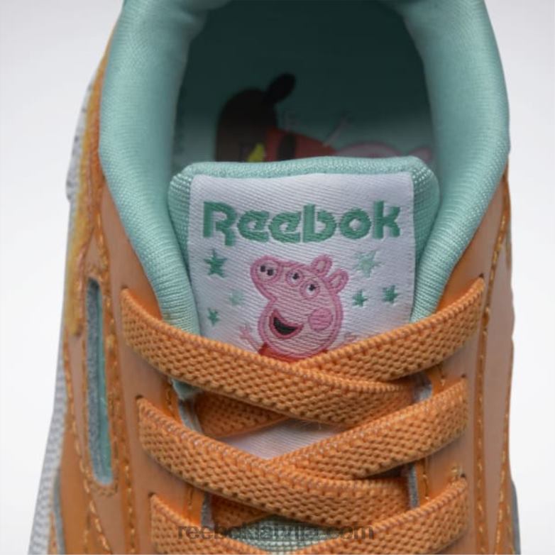 peppa cūku klubs c kurpes - toddler bērni 0T4641412 Reebok maksimālais apelsīns/bīstams oranžs/daļēji nākotnes zilgans