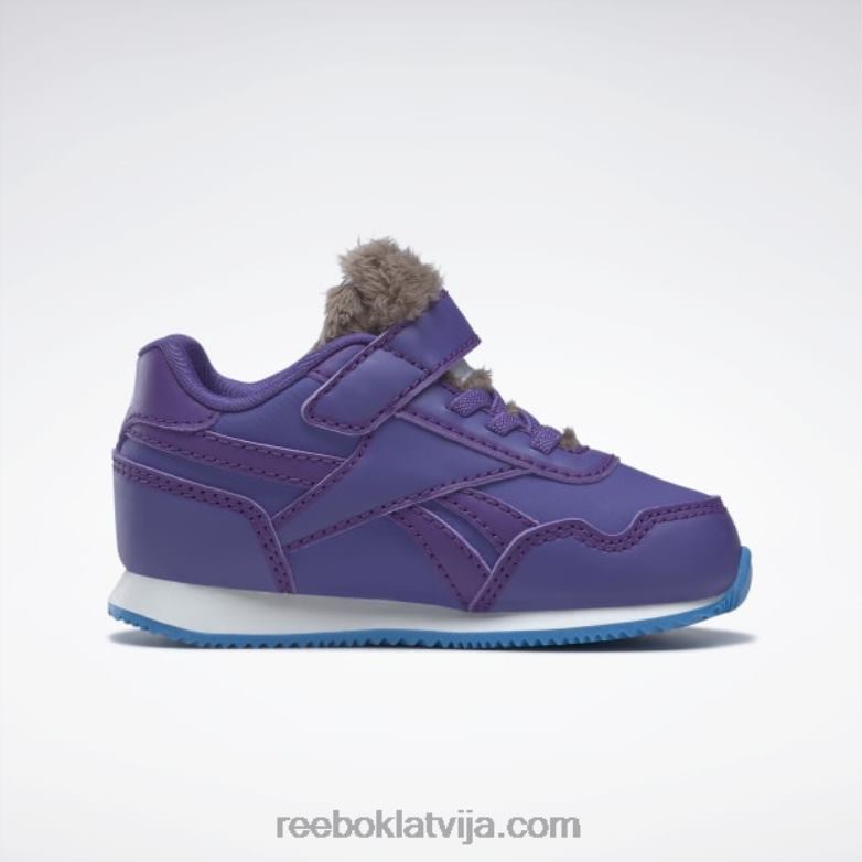peppa pig classic jogger 3 1v apavi - toddler bērni 0T4641423 Reebok pushy purple/magic purple/energy blue
