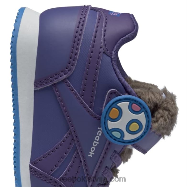 peppa pig classic jogger 3 1v apavi - toddler bērni 0T4641423 Reebok pushy purple/magic purple/energy blue