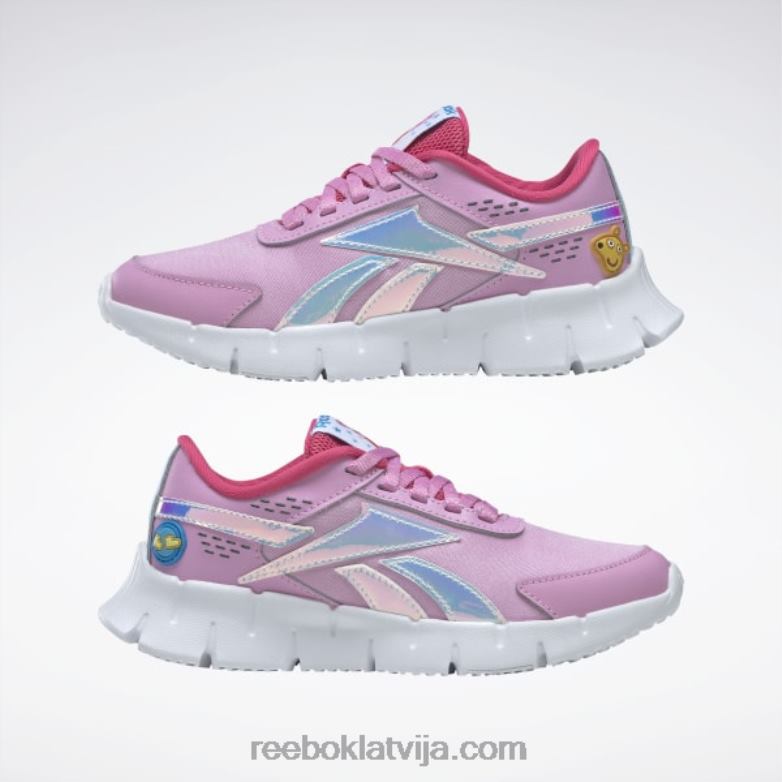 peppa pig zig dynamica 2 apavi - pirmsskolas bērni 0T4641405 Reebok ikonas rozā/asi rozā/ftwr balts