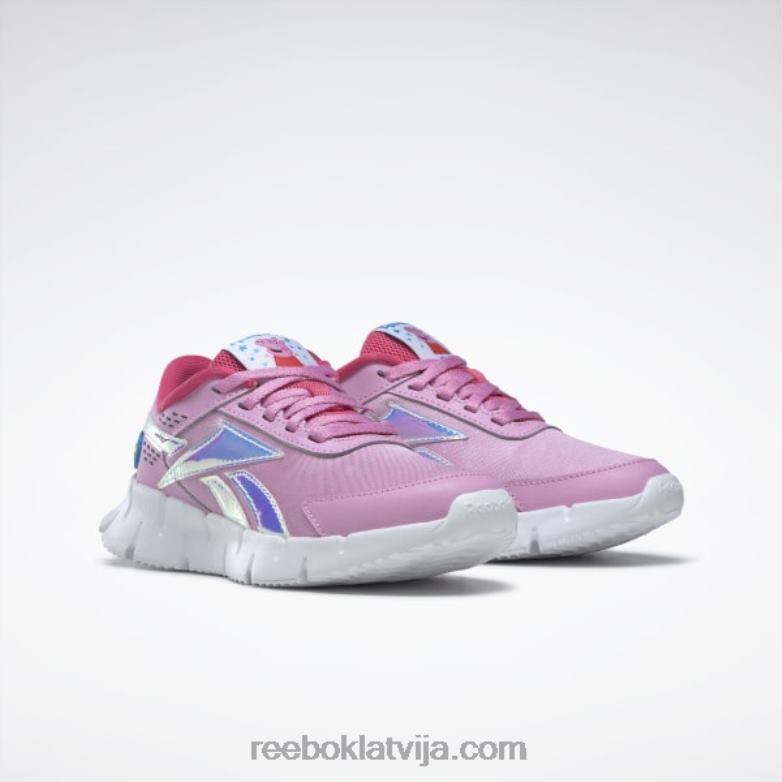 peppa pig zig dynamica 2 apavi - pirmsskolas bērni 0T4641405 Reebok ikonas rozā/asi rozā/ftwr balts