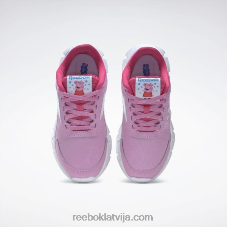 peppa pig zig dynamica 2 apavi - pirmsskolas bērni 0T4641405 Reebok ikonas rozā/asi rozā/ftwr balts
