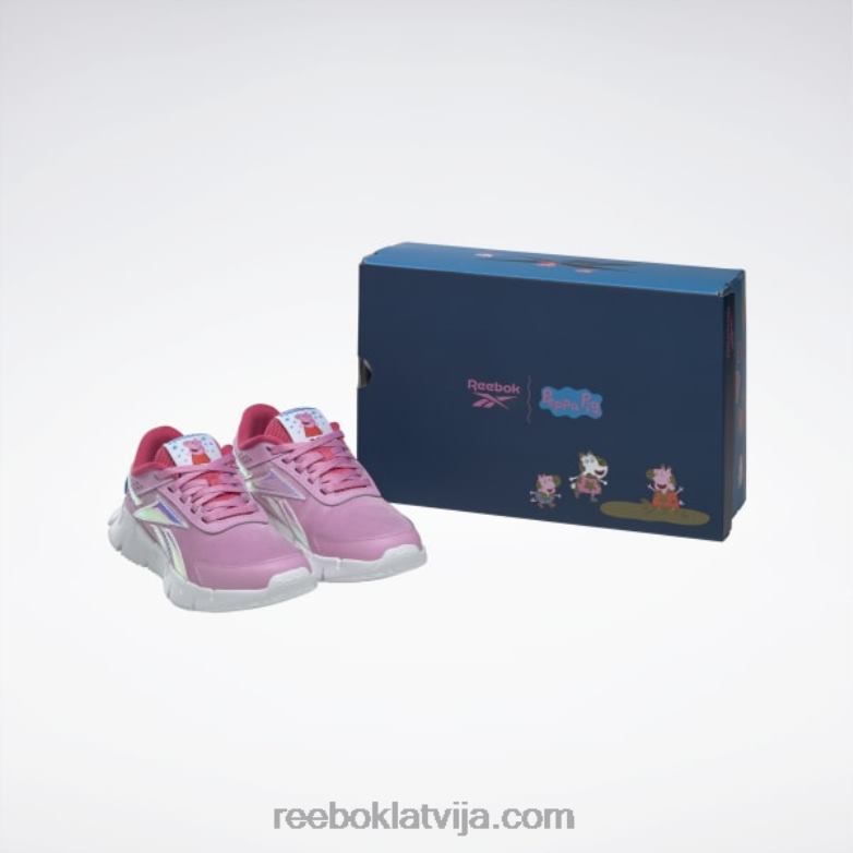 peppa pig zig dynamica 2 apavi - pirmsskolas bērni 0T4641405 Reebok ikonas rozā/asi rozā/ftwr balts