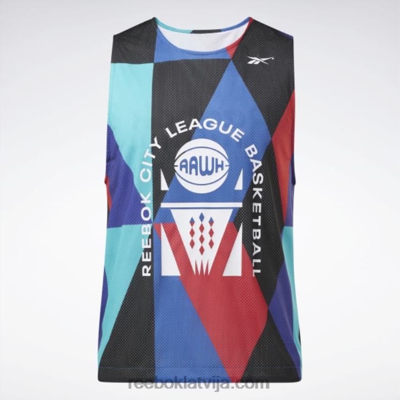 pilsētas līgas apgrieztā tīkla krekls vīriešiem 0T4641310 Reebok vektors zils