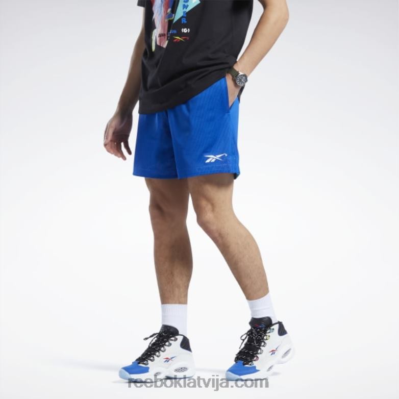 pilsētas līgas tīkla šorti vīriešiem 0T4641237 Reebok vektors zils