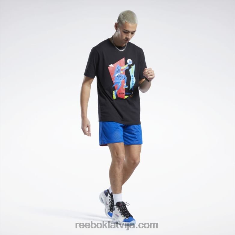 pilsētas līgas tīkla šorti vīriešiem 0T4641237 Reebok vektors zils