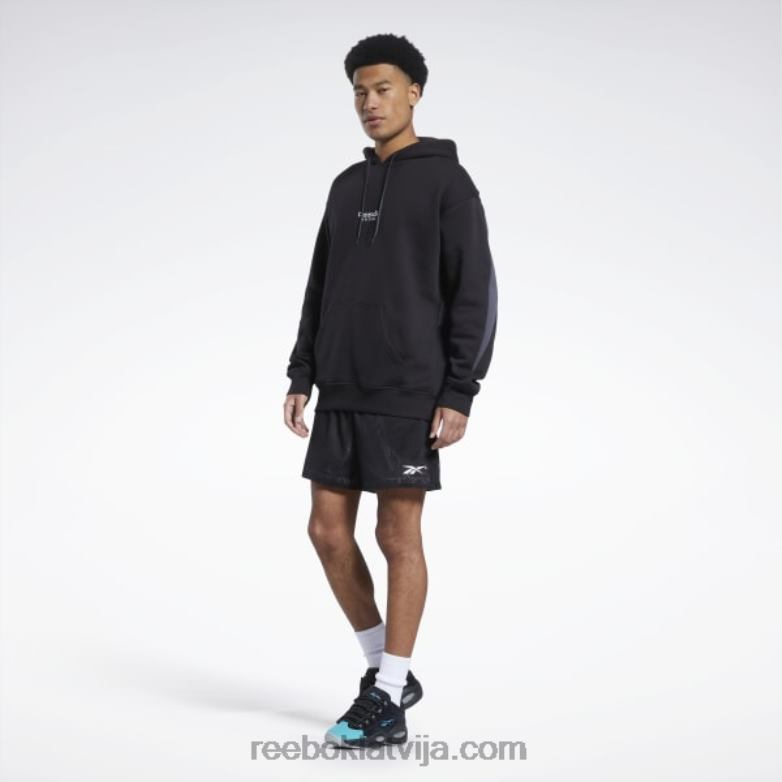 pilsētas līgas tīkla šorti vīriešiem 0T4641287 Reebok melns