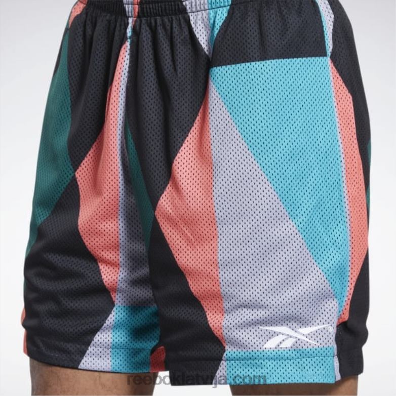 pilsētas līgas tīkla šorti vīriešiem 0T4641287 Reebok melns