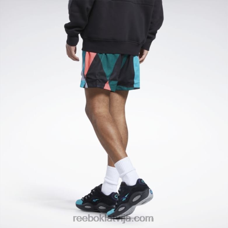 pilsētas līgas tīkla šorti vīriešiem 0T4641287 Reebok melns