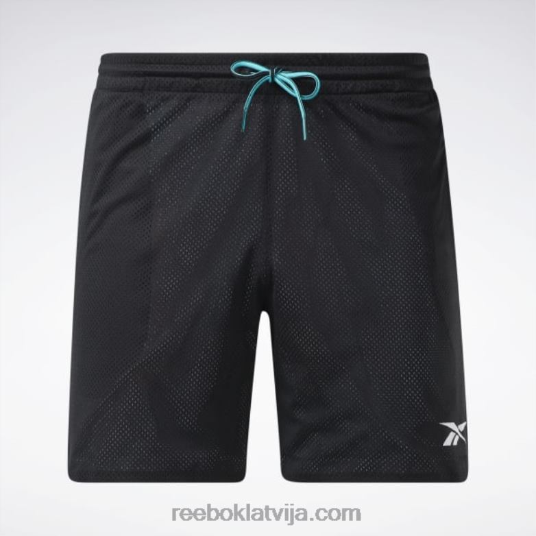 pilsētas līgas tīkla šorti vīriešiem 0T4641287 Reebok melns