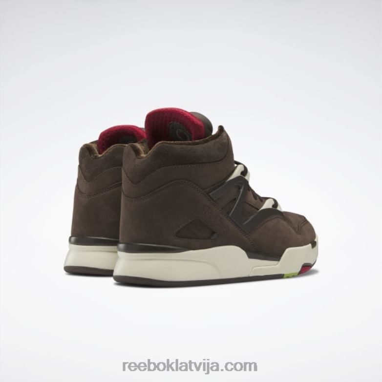 pump omni zone ii basketbola apavi0T46475 Reebok grizli brūns/tumši brūns/sārtināts migla