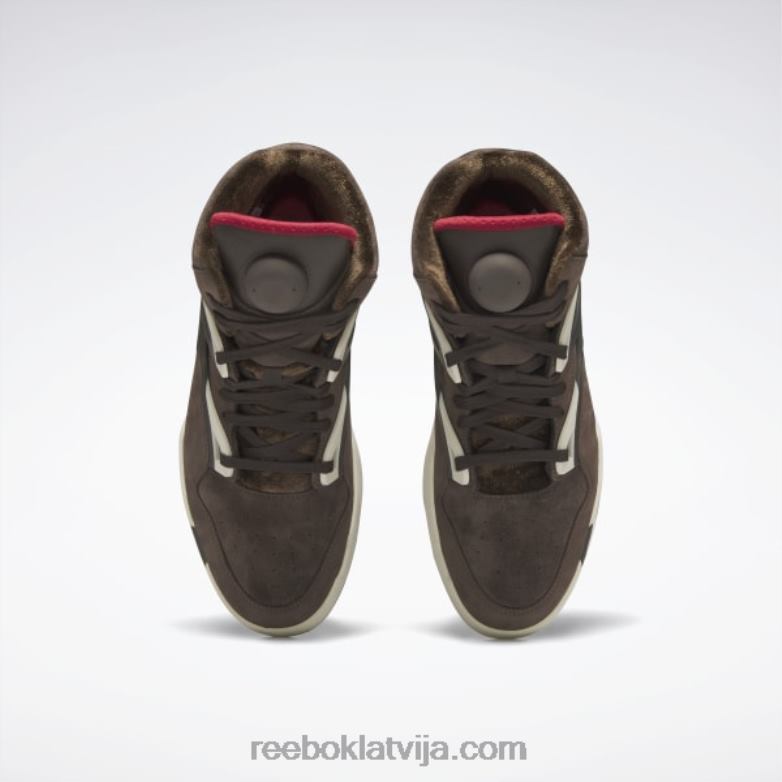 pump omni zone ii basketbola apavi0T46475 Reebok grizli brūns/tumši brūns/sārtināts migla