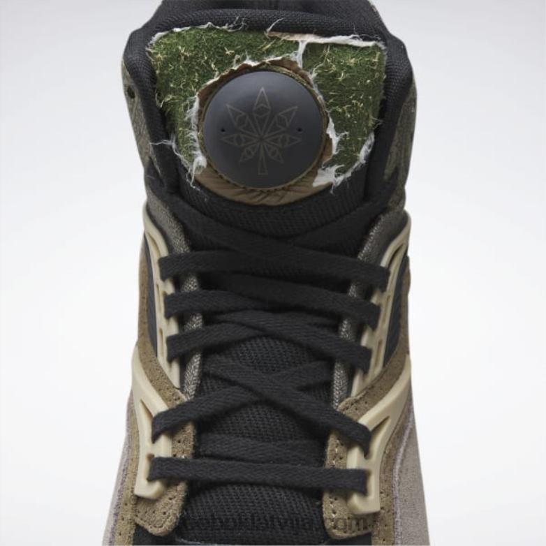 pump tz vīriešu basketbola apavi0T4641311 Reebok kodols melns/akmens pelēks/lietderība bēšs