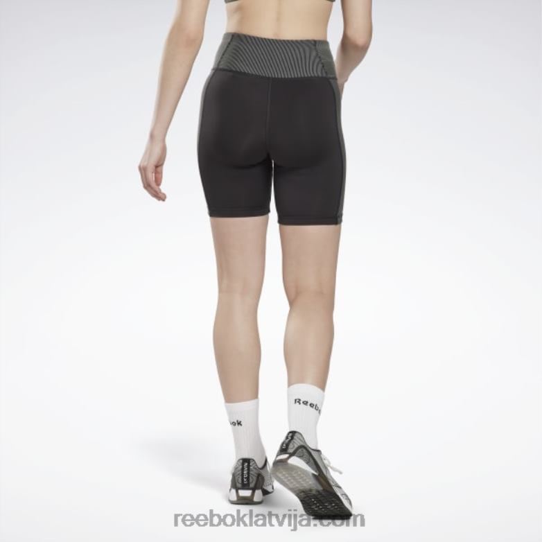 ribu augstceltnes legingi sievietes 0T464603 Reebok melns