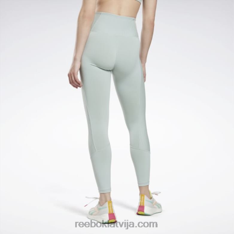 ribu augstceltnes legingi sievietes 0T464615 Reebok piejūras pelēks
