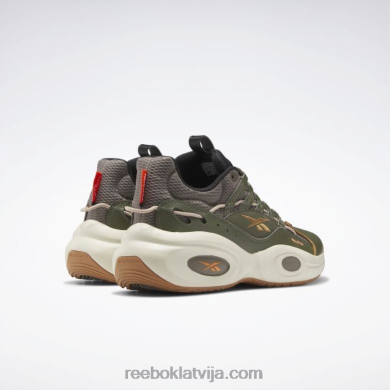 risinājums vidus basketbola apaviem0T464213 Reebok trek grey/hunter green/wild brown