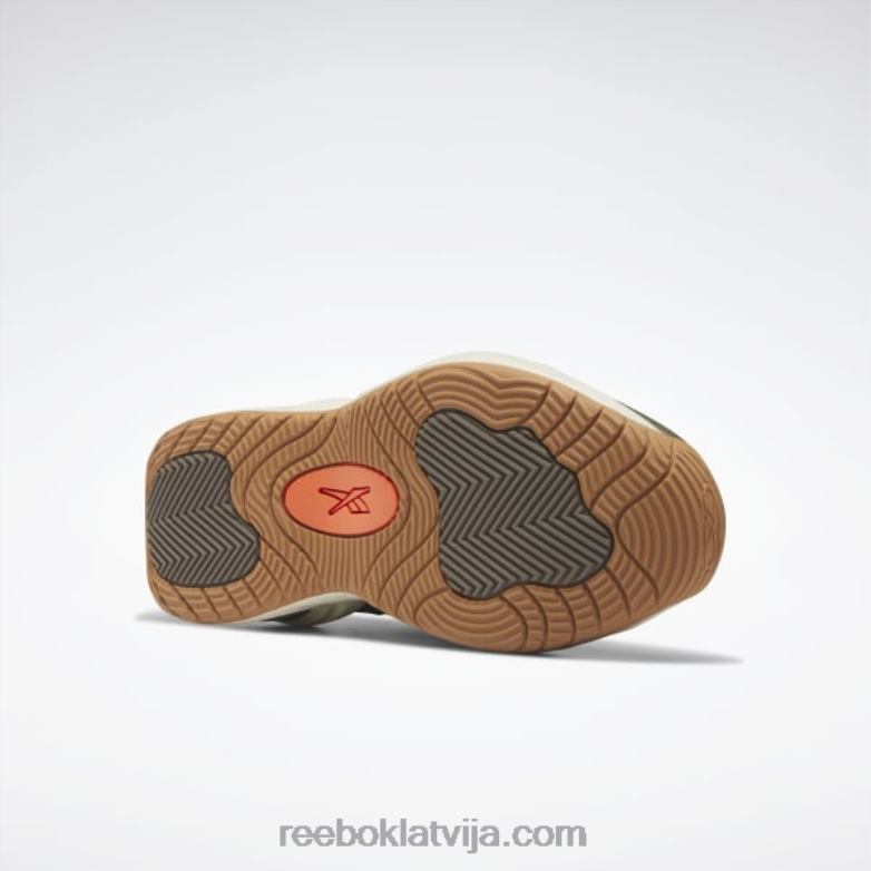 risinājums vidus basketbola apaviem0T464213 Reebok trek grey/hunter green/wild brown