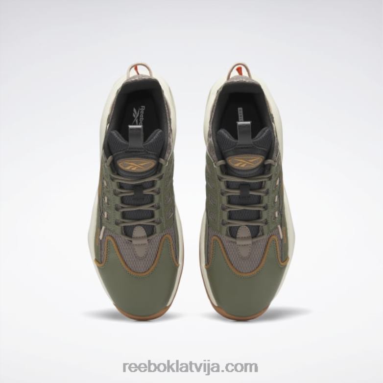 risinājums vidus basketbola apaviem0T464213 Reebok trek grey/hunter green/wild brown