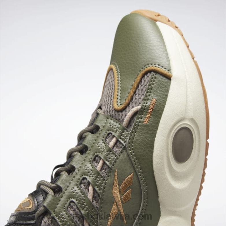 risinājums vidus basketbola apaviem0T464213 Reebok trek grey/hunter green/wild brown