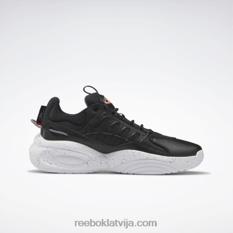 risinājums vidus basketbola apaviem0T464227 Reebok kodols melns/ftwr balts/oranžs uzliesmojums