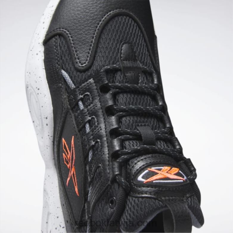 risinājums vidus basketbola apaviem0T464227 Reebok kodols melns/ftwr balts/oranžs uzliesmojums