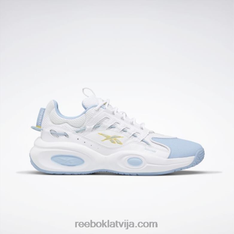 risinājums vidus basketbola apaviem0T46462 Reebok ftwr balts/šķidri zils/toksiski dzeltens