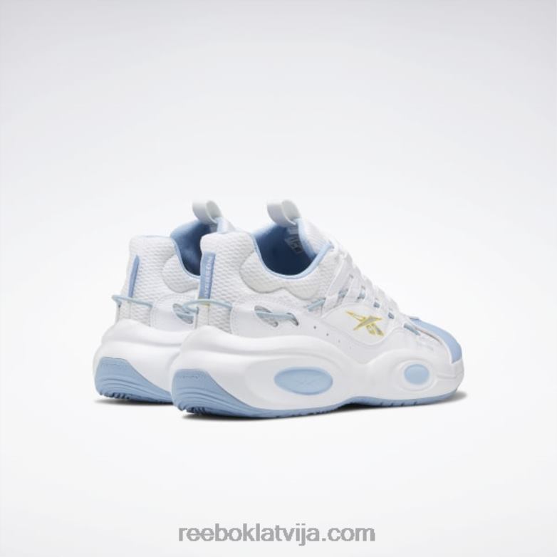 risinājums vidus basketbola apaviem0T46462 Reebok ftwr balts/šķidri zils/toksiski dzeltens