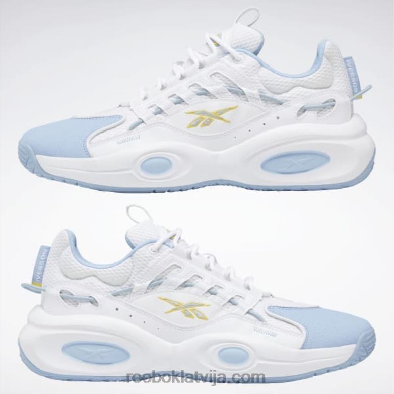 risinājums vidus basketbola apaviem0T46462 Reebok ftwr balts/šķidri zils/toksiski dzeltens