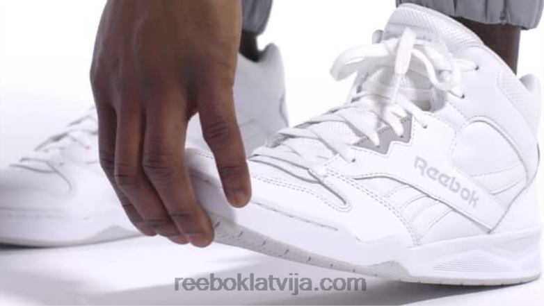 royal bb 4500 hi 2 vīriešu basketbola apavi0T4641064 Reebok balts/lgh vienkrāsains pelēks