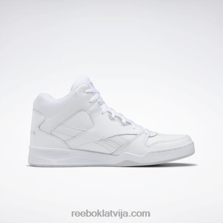 royal bb 4500 hi 2 vīriešu basketbola apavi0T4641064 Reebok balts/lgh vienkrāsains pelēks