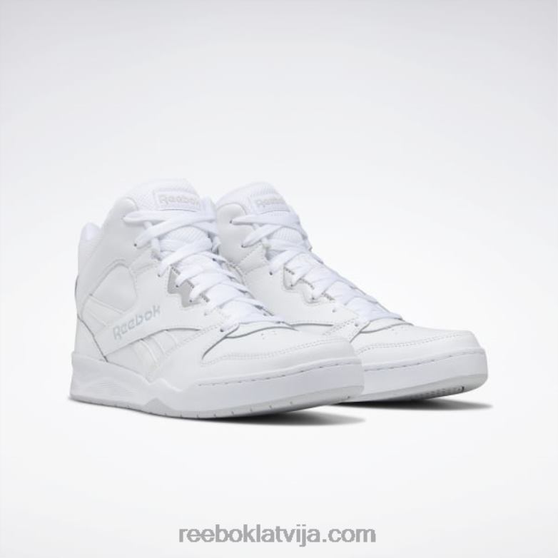 royal bb 4500 hi 2 vīriešu basketbola apavi0T4641064 Reebok balts/lgh vienkrāsains pelēks