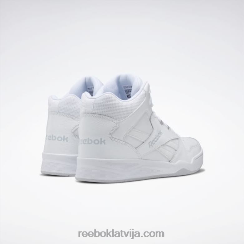 royal bb 4500 hi 2 vīriešu basketbola apavi0T4641064 Reebok balts/lgh vienkrāsains pelēks