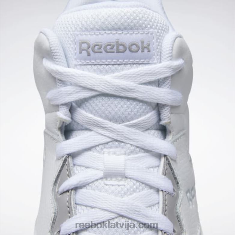 royal bb 4500 hi 2 vīriešu basketbola apavi0T4641064 Reebok balts/lgh vienkrāsains pelēks
