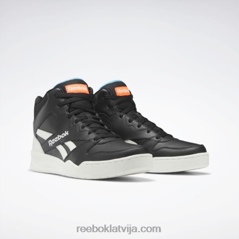 royal bb 4500 hi 2 vīriešu basketbola apavi0T4641102 Reebok kodols melns/krīts/izstarojošs ūdens