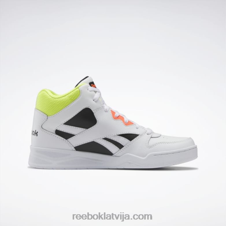 royal bb 4500 hi 2 vīriešu basketbola apavi0T4641112 Reebok ftwr white/core black/solar acid yellow
