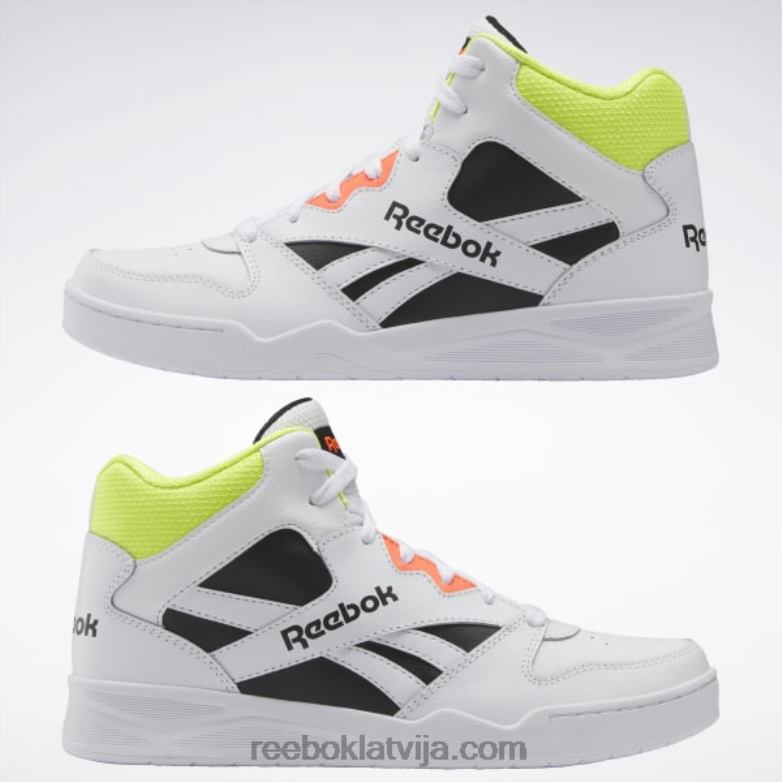 royal bb 4500 hi 2 vīriešu basketbola apavi0T4641112 Reebok ftwr white/core black/solar acid yellow