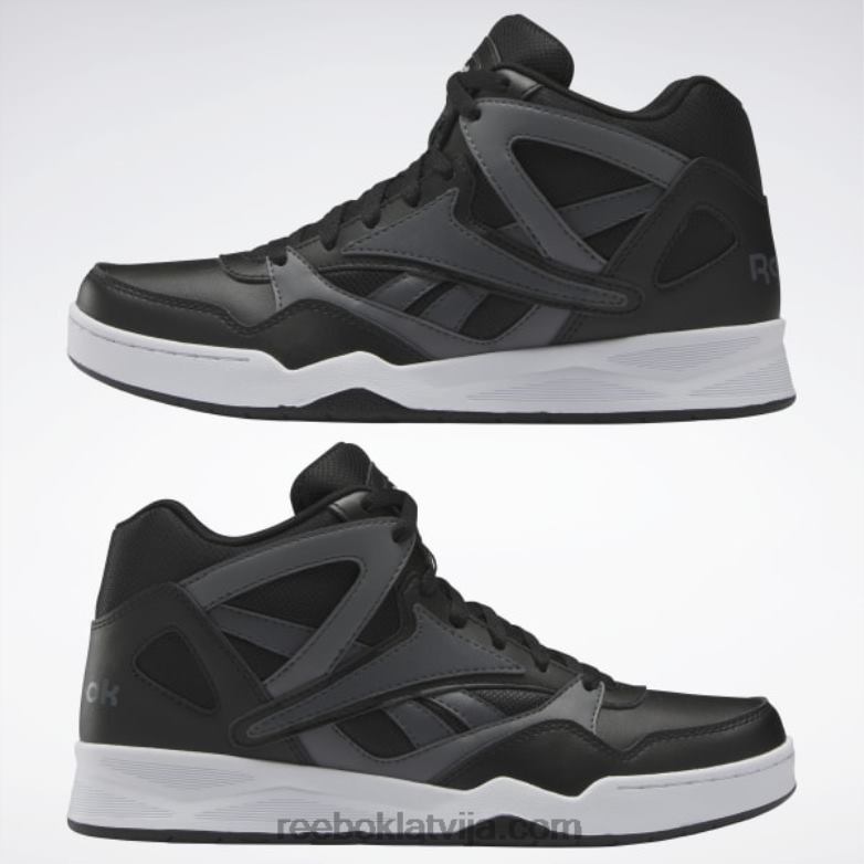 royal bb 4590 basketbola apavi vīriešiem 0T4641121 Reebok kodols melns/tīri pelēks 7/tīri pelēks 6