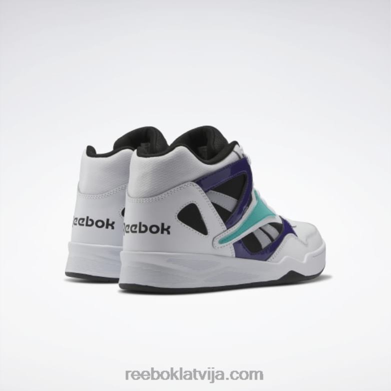royal bb 4590 basketbola apavi vīriešiem 0T4641163 Reebok ftwr white/core black/classic teal