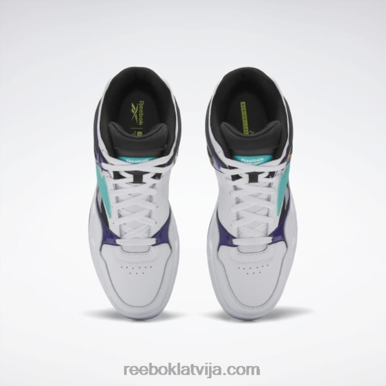 royal bb 4590 basketbola apavi vīriešiem 0T4641163 Reebok ftwr white/core black/classic teal