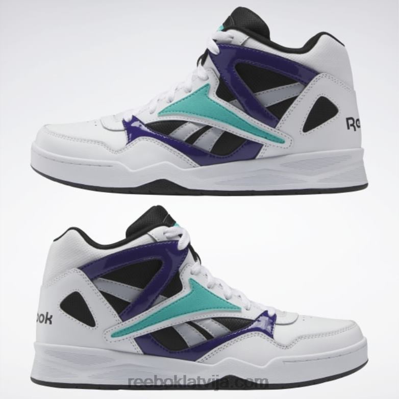 royal bb 4590 basketbola apavi vīriešiem 0T4641163 Reebok ftwr white/core black/classic teal