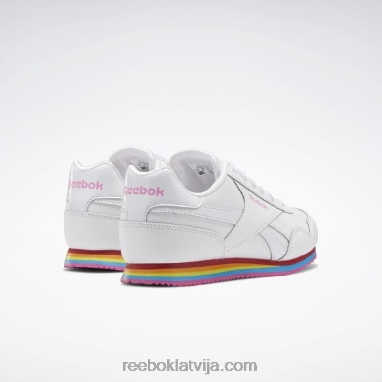royal cl jog 3 kurpes - pirmsskolas bērni 0T4641419 Reebok ftwr balts/īsts rozā