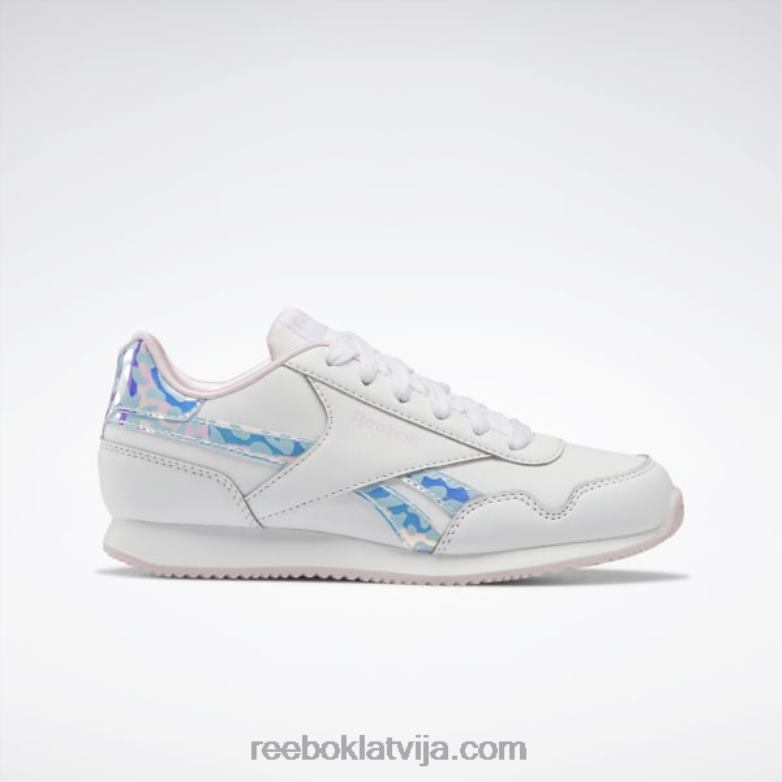royal classic jog 3 kurpes - pirmsskolas vecuma bērni 0T4641446 Reebok ftwr balts/pikseļu rozā