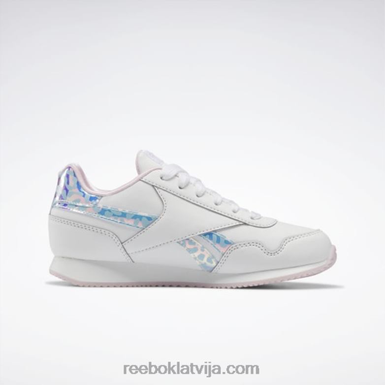 royal classic jog 3 kurpes - pirmsskolas vecuma bērni 0T4641446 Reebok ftwr balts/pikseļu rozā