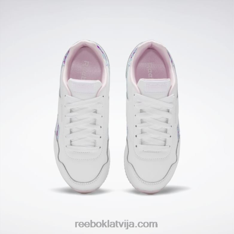 royal classic jog 3 kurpes - pirmsskolas vecuma bērni 0T4641446 Reebok ftwr balts/pikseļu rozā