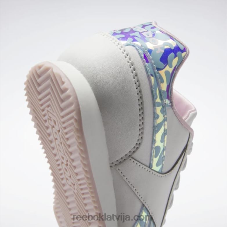 royal classic jog 3 kurpes - pirmsskolas vecuma bērni 0T4641446 Reebok ftwr balts/pikseļu rozā